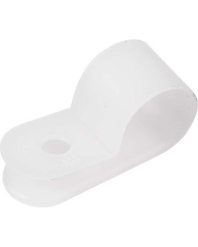 Кабельная скоба под винт 9 мм, белая, упаковка 50 шт. Rexant (07-4409) в Ставрополе Держатели, клипсы, скобы Pintop.ru