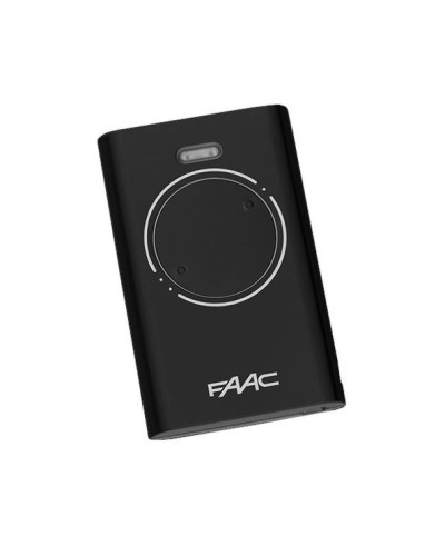 Брелок-передатчик 2-канальный Faac 7870071 (черный) в Ставрополе Устройства радиоуправления для шлагбаумов и автоматики Pintop.ru