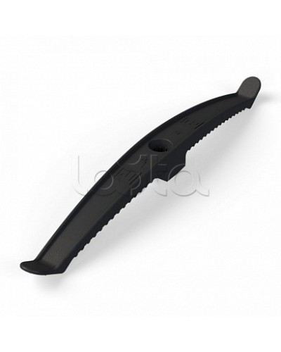 Держатель кабеля двусторонний для прямого монтажа черный (20шт/120шт уп/кор) Промрукав (PR13.0383) в Ставрополе Монтажные материалы Pintop.ru