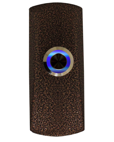 Накладная кнопка выхода с подсветкой Tantos TS-CLICK light (медный антик) в Ставрополе Кнопки выхода Pintop.ru