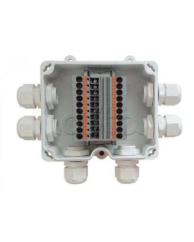 Клеммная коробка Магнито-контакт КСП-10 АЯКС IP66 PUSH-IN в Ставрополе Распределительные коробки Pintop.ru