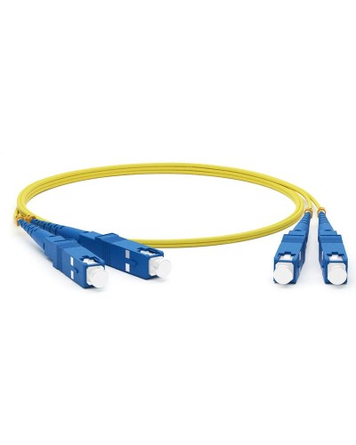 Патч-корд оптический соединительный (SM), 9/125 (OS2), SC/UPC-SC/UPC, (Duplex), LSZH, 1м 50-2011 в Ставрополе Патч-корды оптические Pintop.ru