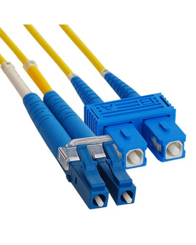 Патч-корд оптический переходной (SM), 9/125 (OS2), LC/UPC-SC/UPC, (Duplex), LSZH, 2м REXANT 50-2410 в Ставрополе Патч-корды оптические Pintop.ru