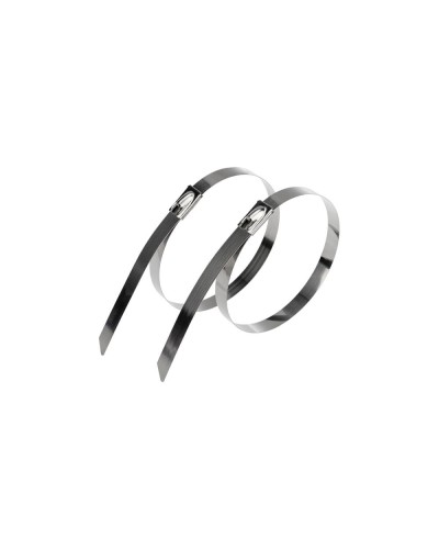 Стяжка кабельная стальная (304) 400x4,6мм (50 шт/уп) REXANT (07-0408) в Ставрополе Стяжки-хомуты Pintop.ru