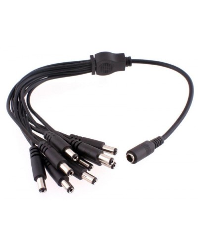 Разветвитель питания на 9 разъемов 2,1*5,5 мм REXANT (14-0317) в Ставрополе Системы видеонаблюдения Pintop.ru