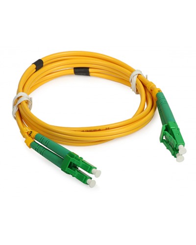 Шнур оптический duplex LC/APC-LC/APC 9/125 sm 7м LSZH Cabeus FOP(d)-9-LC/APC-LC/APC-7m в Ставрополе Патч-корды оптические Pintop.ru