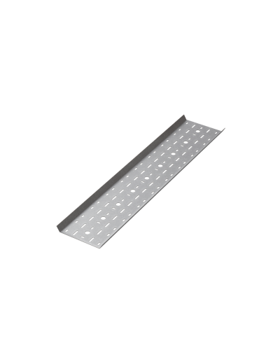 Дно лестничного лотка перфорированное 800х1,0 L2500 мм HD КМ-профиль (DLLP800-1.0-2500 HD) в Ставрополе Кабельные лотки Pintop.ru