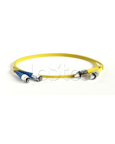 Патч-корд волоконно-оптический Hyperline FC-D2-9-LC/UR-SC/UR-H-1.5M-LSZH-YL в Ставрополе Патч-корды оптические Pintop.ru