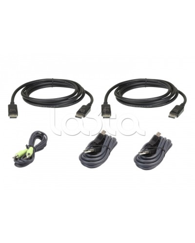 Комплект кабелей USB, DisplayPort, Dual Display для защищенного KVM-переключателя (3м) ATEN 2L-7D03UDPX5 в Ставрополе Видеоусилители, Модуляторы, Делители Pintop.ru