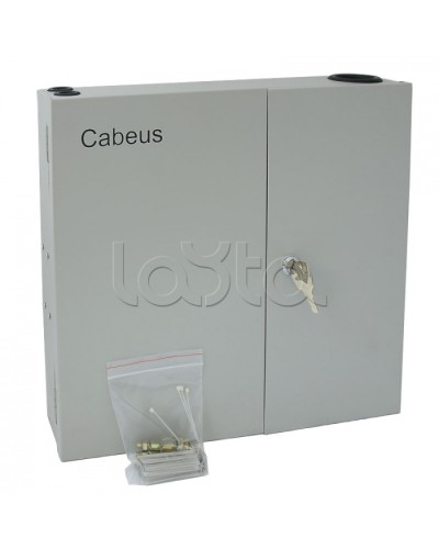 Бокс оптический настенный 19 на 16 SC/2xLC портов Cabeus FO-WL-16SC-K в Ставрополе Кросс оптический Pintop.ru