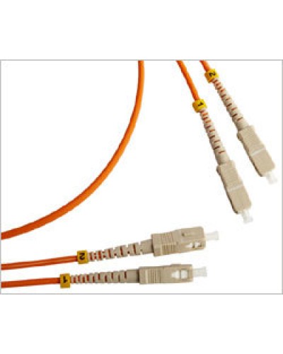 Патч-корд оптический LSZH, дуплексный, SC/PC-SC/PC, MM 50/125, 1м LANMASTER LAN-2SC-2SC/OM2-1.0 в Ставрополе Патч-корды и пигтейлы Pintop.ru