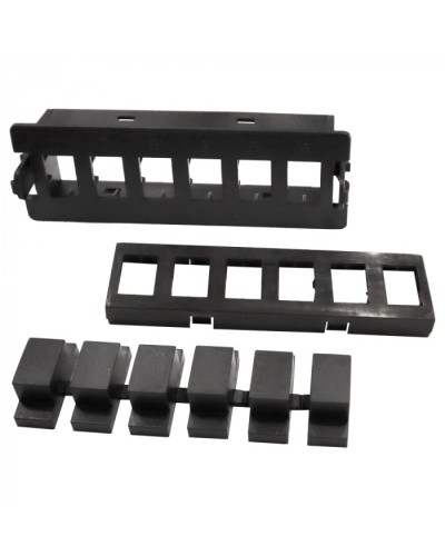 Вставка на 6 MPO адаптеров на место MPO кассеты LANMASTER (LAN-MCSP-6MPO) в Ставрополе Патч-корды оптические Pintop.ru