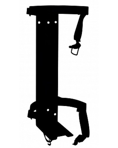 Кронштейн ПОЖТЕХНИКА КТР-10/12 на 2 ремнях (d180-185) для ОП/ОВП-10, ОП-12 в Ставрополе Аксессуары для огнетушителей Pintop.ru