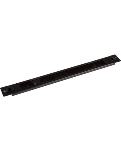 Панель 19 с щеточным вводом 1U, быстросъемная, черная LANMASTER LAN-DC-TLBRP-1U в Ставрополе Аксессуары для стоек и шкафов Pintop.ru