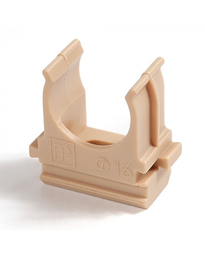 Крепёж-клипса для труб АБС-пластик сосна д16 в малой упаковке (10шт/1000шт уп/кор) Промрукав (PR13.0054) в Ставрополе Держатели, клипсы, скобы Pintop.ru