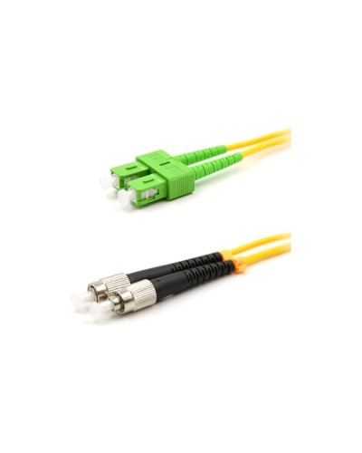 Патч-корд оптический переходной (SM), 9/125 (OS2), SC/APC-FC/UPC, (Duplex), PVC, 5м REXANT 50-2857-1 в Ставрополе Патч-корды оптические Pintop.ru