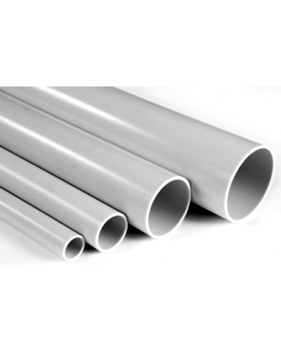 Труба гладкая ПВХ жесткая тяжелая диам 32, цвет серый (3м) Экопласт 31032 в Ставрополе Гладкая труба Pintop.ru