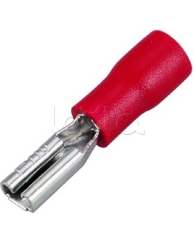 Клемма плоская изолированная 0.5-1.5 мм² (КПИ гнездо - 3.8мм) (100шт/уп) REXANT 08-0411 в Ставрополе Клеммные колодки Pintop.ru