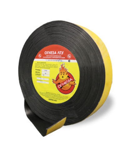 Лента термоуплотнительная Огнеза ОГНЕЗА-ЛТУ 2*50 мм., рулон 25 пог.м. в Ставрополе Дополнительное оборудование пожаротушения Pintop.ru