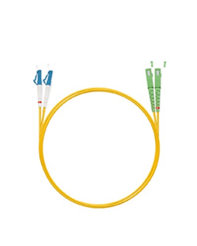 Шнур оптический simplex SC/APC-LC/UPC 9/125 sm 2м LSZH Cabeus FOP(s)-9-SC/APC-LC/UPC-2m в Ставрополе Патч-корды оптические Pintop.ru