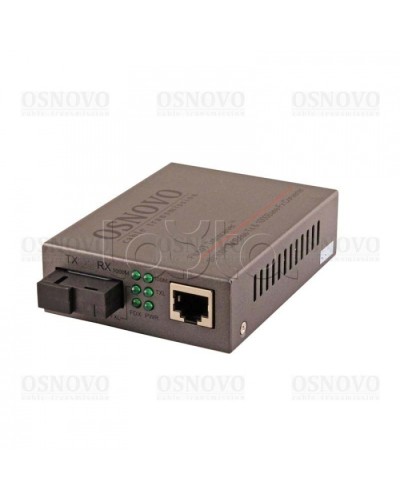 Медиаконвертер Gigabit Ethernet OSNOVO OMC-1000-11S5a в Ставрополе Медиаконвертеры Pintop.ru