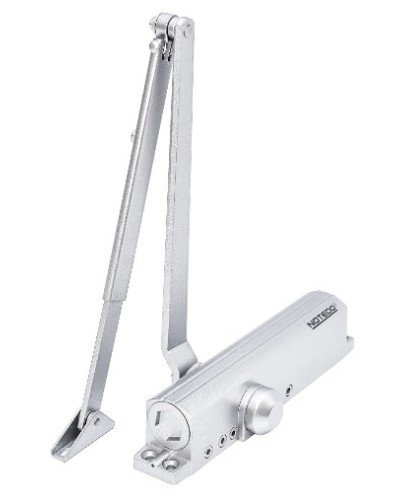 Доводчик NOTEDO DC-030-130 EN2-5, с рычажной тягой, DA+BC, (белый) в Ставрополе Доводчики Pintop.ru