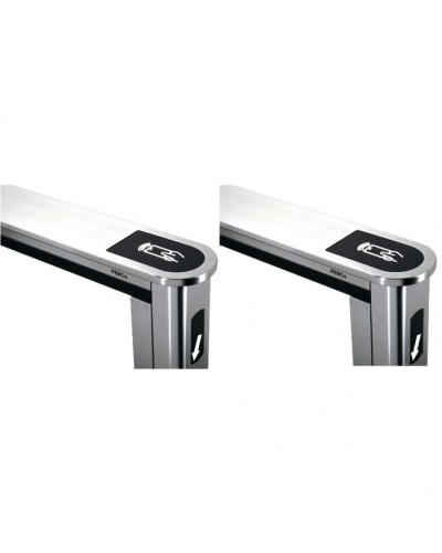 Комплект крышек (2 шт)из нержавеющей стали для турникета PERCo-STC-01S в Ставрополе Ограждения Pintop.ru