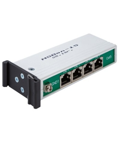 Устройство защиты линий Ethernet 10/100/1000M + PoE, 4 порта. EveryPro 4-Cat5P, патч-корд 4 шт. NSGate NSBon-15 в Ставрополе Устройства защиты от перенапряжений Pintop.ru