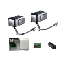 Комплект автоматики для двухстворчатых распашных ворот Came F1000 KIT на основе привода F1000 (блок управления ZF1N, радиоуправление)