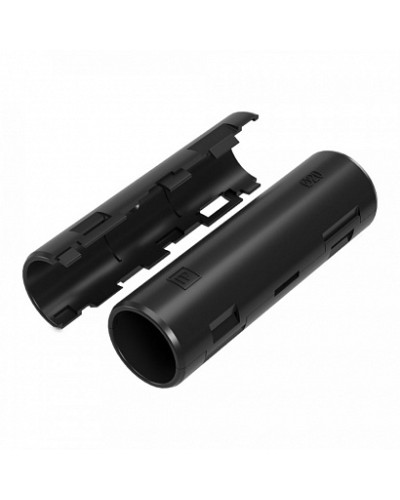 Муфта разборная d20 мм атмосферостойкая черная (10шт/320шт уп/кор) Промрукав (PR13.0434) в Ставрополе Повороты, муфты, тройники Pintop.ru