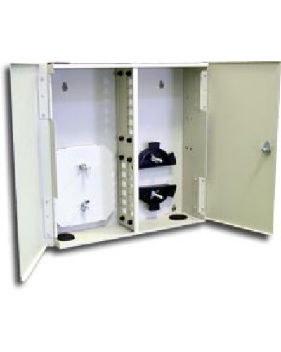 Кросс оптический, настенный, на 4 адаптерные панели LANMASTER LAN-FOB-WM-4H в Ставрополе Кросс оптический Pintop.ru