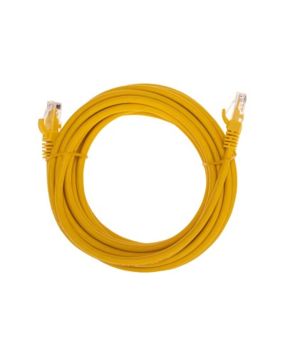 Патч-корд U/UTP, CAT 6, RJ45-RJ45, 26AWG, LSZH, желтый, 5м REXANT 02-0295-5 в Ставрополе Патчкорды (медные) Pintop.ru