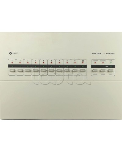 Блок связи на 10 каналов МЕТА 17555 в Ставрополе Система оповещения и трансляции Мета Pintop.ru