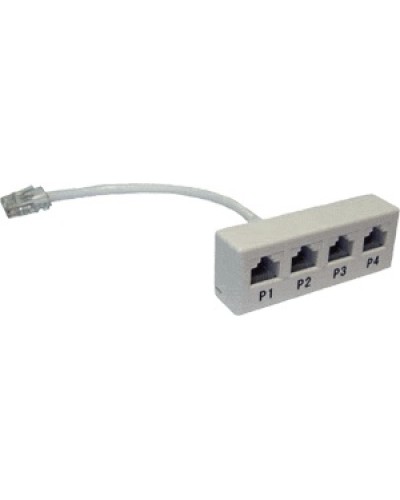 Y-адаптер 4 параллельных порта TWT TWT-Y-1P4 в Ставрополе Проходные адаптеры Pintop.ru