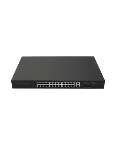 PoE коммутатор Fast Ethernet на 24 x RJ45 портов + 2 x GE Combo uplink порта NST NS-SW-24F2G-P в Ставрополе Коммутаторы Pintop.ru