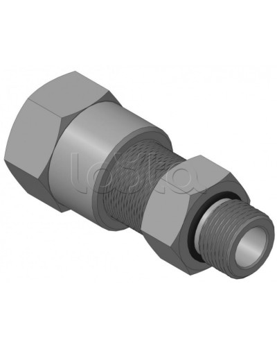 Кабельный ввод с резьбой G1/2 мм для прокладки кабеля в металлорукаве РЗ-ЦП-15, с уплотнением кабеля и проходным диаметром кабеля d=8-12 мм Спектрон КВМ-15/12-М-G1/2 в Ставрополе Аксессуары для кабель-канала Pintop.ru