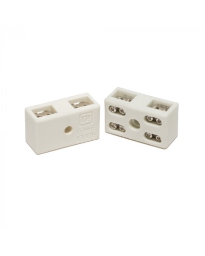 Клемма керам. латунь 6 мм² 2 пары на 8 контактов (5 шт/уп) Промрукав (PR08.7164) в Ставрополе Аксессуары для кабель-канала Pintop.ru