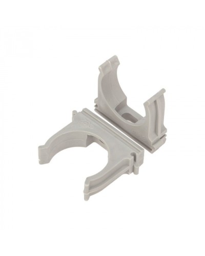 Крепеж-клипса для труб д.16мм, цвет серый Cabeus (CF16-GY) в Ставрополе Держатели, клипсы, скобы Pintop.ru