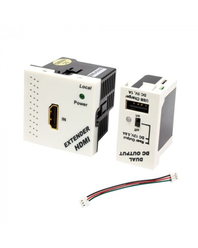 Конвертор RJ45-HDMI LANMASTER LAN-SIP-23HDMI/TX-WH в Ставрополе Медиаконвертеры Pintop.ru