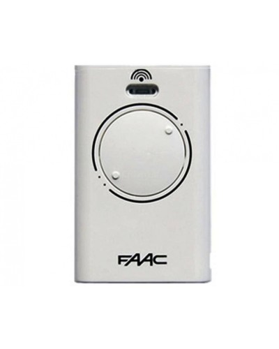 Брелок-передатчик 2-канальный Faac 787007 (белый) в Ставрополе Устройства радиоуправления для шлагбаумов и автоматики Pintop.ru