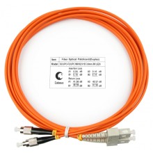 Шнур оптический duplex SC-FC 62,5/125 mm 3м LSZH Cabeus FOP-62-SC-FC-3m
