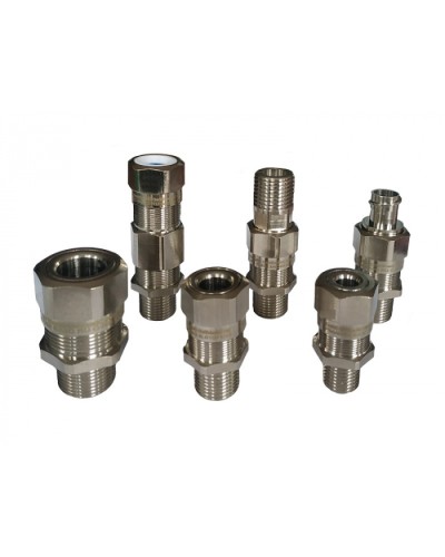 Металлический кабельный ввод взрывозащищённый Магнито-Контакт Р20 М16х1,5, 1ExdIIC/1ExeIIC/2ExnRIIC/Ex ta IIIC Da, IP 66/67/68, Ni в Ставрополе Дополнительное оборудование для ОПС Pintop.ru