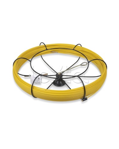 Устройство для протяжки кабеля мини УЗК в металлической кассете тип №2 Cabeus (Pull-M2-4,5-80m) в Ставрополе Патч-корды и пигтейлы Pintop.ru