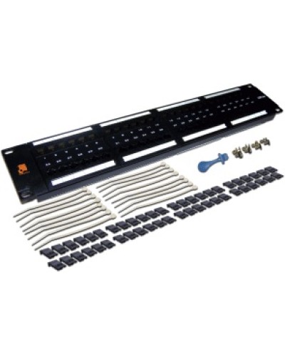 Патч-панель 48 портов, UTP, кат.5E, 2U LANMASTER LAN-PPL48U5E в Ставрополе Патч панель Pintop.ru