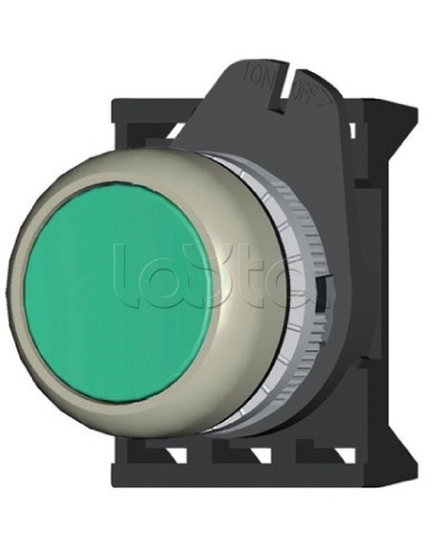 Кнопка плоская прозрачная с фиксацией, зеленая DKC ABDLM2 в Ставрополе Аксессуары для стоек и шкафов Pintop.ru