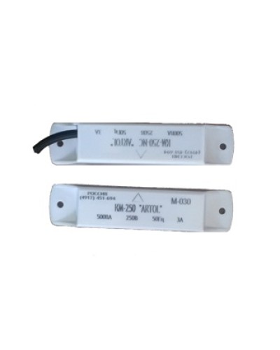 Датчик положения магнитогерконовый Магнито-Контакт КМ-250-NO-NС ARTOL (c магнитом М-025) в Ставрополе Извещатели охранные Pintop.ru