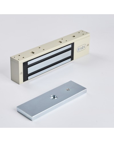 R-Lock RL-EM350-L0G - Электромагнитный замкок, 350кг, DC12/24B, цвет серый, RAL7032 (галечный серый) в Ставрополе Электромагнитные замки Pintop.ru