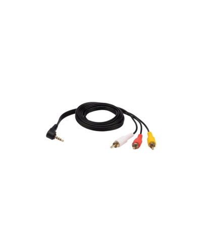 Шнур 3.5мм 4C Plug - 3 RCA Plug 1.5 м (GOLD) REXANT (17-4412-4) в Ставрополе Патч-корды и пигтейлы Pintop.ru