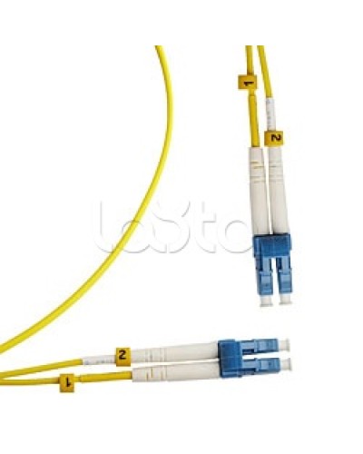 Шнур оптический SM 9/125 duplex LC/LC (15 м) Cabeus FOP(D)-9-LC-LC-15M в Ставрополе Патч-корды оптические Pintop.ru