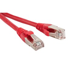 Патч-корд RJ45-RJ45, 4 пары, STP, кат.5е, LSZH (10м) Hyperline PC-LPM-STP-RJ45-RJ45-C5e-10M-LSZH-RD